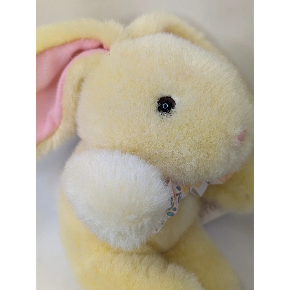 TL Toys Yellow Rabbit Plush Lop‎ Ears 7 Inch Stuffed Animal Toy